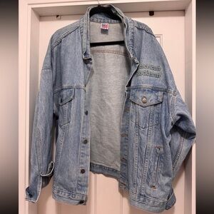 Vintage American Stockman XL/XXL Light Blue Denim Jacket
